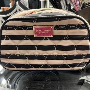 Betsey Johnson Large Loaf Cosmetic Bag